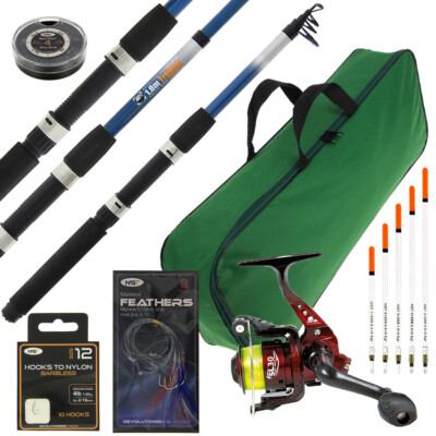 Travel Fishing Setup Telescopic 6ft Rod And Reel With Tackle Sea