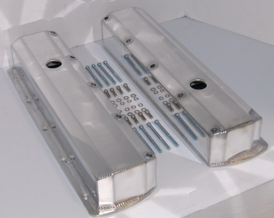Oldsmobile 350 400 425 455 V8 Tall Fabricated Valve Covers with