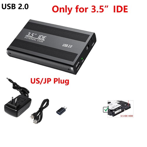 USB To SATA IDE HDD SSD 2.5/3.5 Inch Adapter Hard Drive Enclosure USB3.0 Case HD - 第 33/40 張圖片