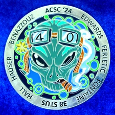 USAF ACSC 24 38 STUS Challenge Coin C-70