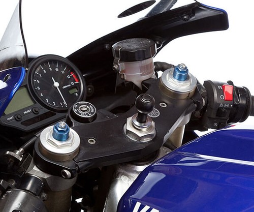 Ultimateaddons Stelo Forcella Bici Sportiva Super Bike Moto 1" 25mm Supporto a Sfera - Foto 7 di 9