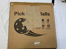 Pickleballs, set of 6 yellow balls, measurement 30x7.