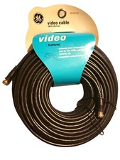 Genuine GE 008000513 Low-Loss RG-59 Coaxial 100 ft 30.4m Video Cable NEW 
