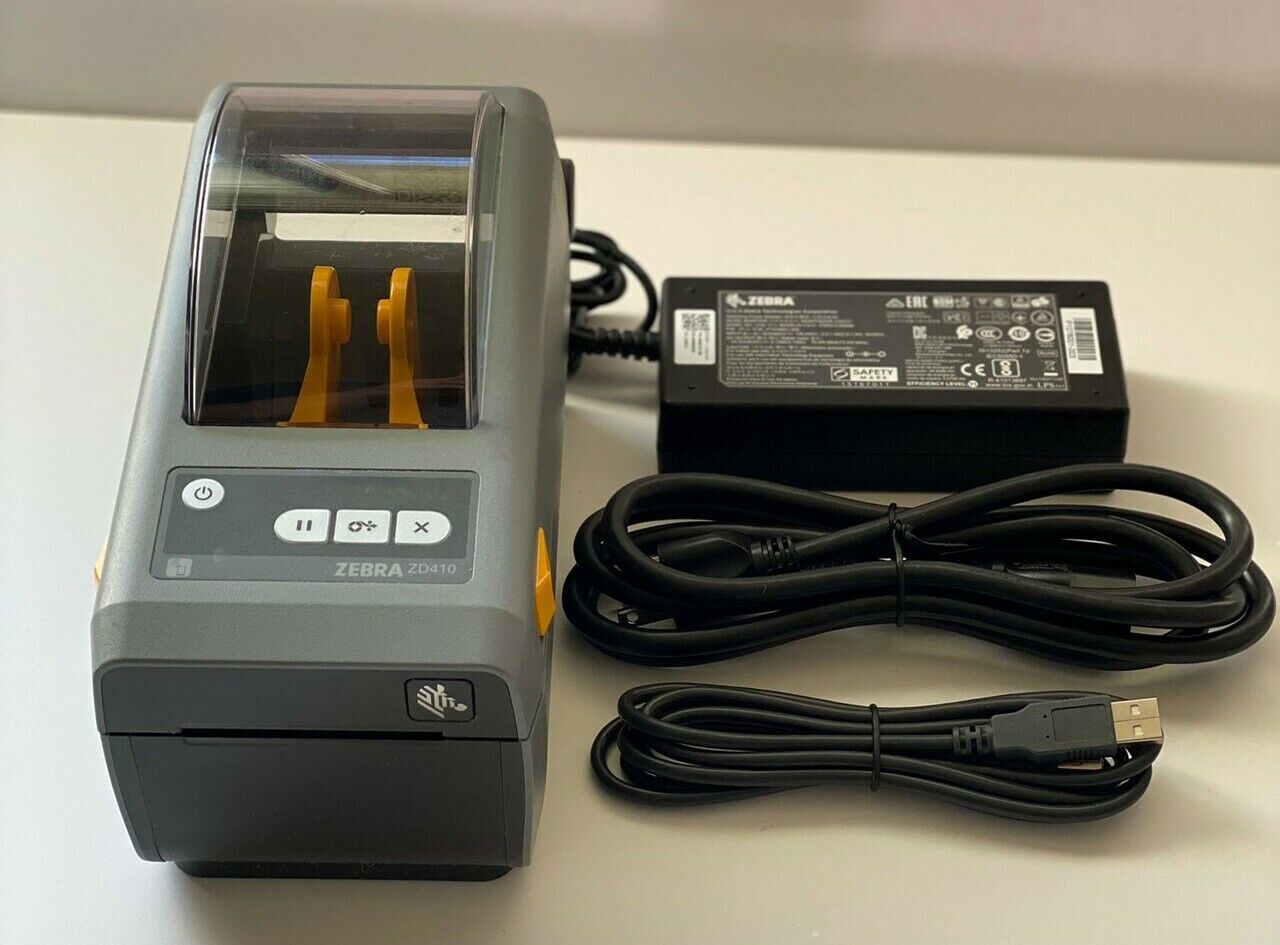 Zebra ZD410 ZD41022-D01E00EZ Bluetooth, USB, LAN Label Printer