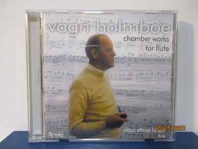 Vagn Holmboe - Chamber Works For Flute - CD - MINT condition - 25-2018