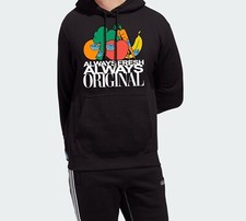 Adidas Originals Men's Black ORIGINALS ALWAYS FRESH HOODIE Size Small HD5259