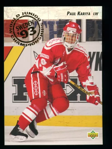 Paul Kariya RC 1992-93 Upper Deck #586 Rookie EX or Better