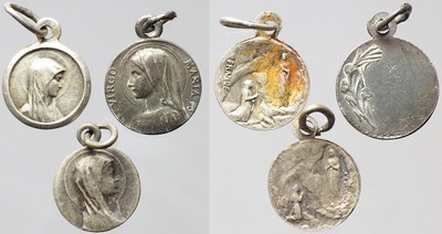 I G J LOT DE 3 MEDAILLES DE SAINT ANTOINE DE PADOUE - LES