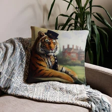 Classy Tiger Artsy Pillow