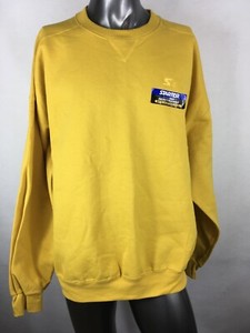 Antigos Starter Pro80 Moletom gola careca pesado Athletic Ouro Amarelo? Xl Nova | eBay