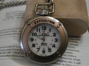 timex expedition pocket watch