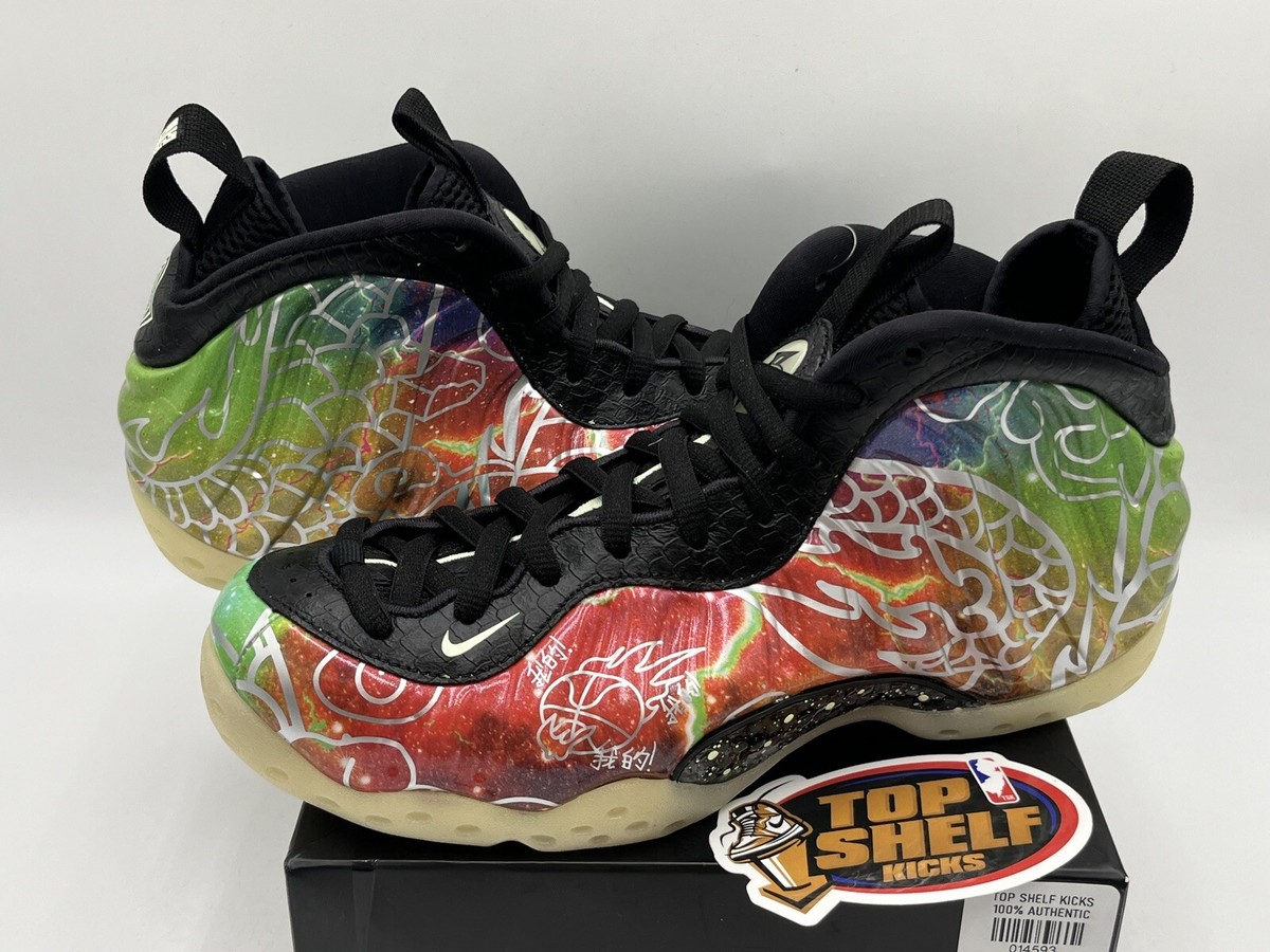 26.5 NIKE FOAMPOSITE ONE SAFARI ゴルフシューズ Size 11 - Nike Air Foamposite One Prm Safari Black Grey