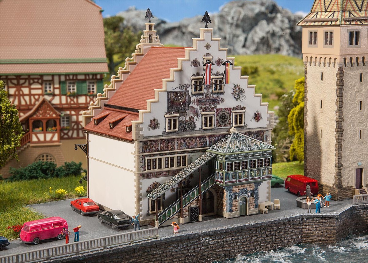 旧市庁舎リンダウ(Faller HP 130802) Lindau Old town hall | Town halls, official buildings