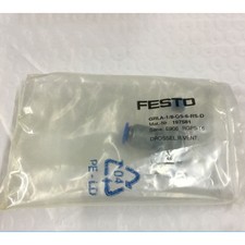 One NEW Festo GRLA-1/8-QS-6-RS-D Flow Control Valve Free shipping