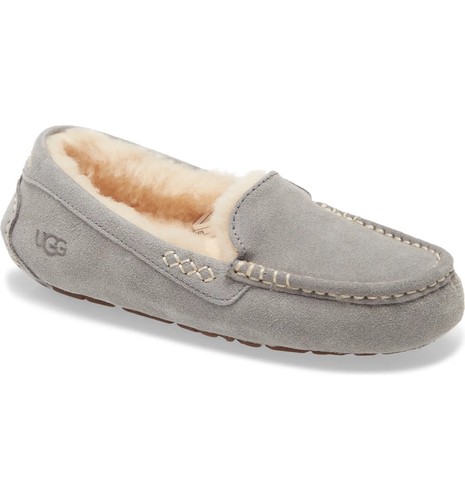 UGG Ansley Slipper: Size 5: Light Grey 