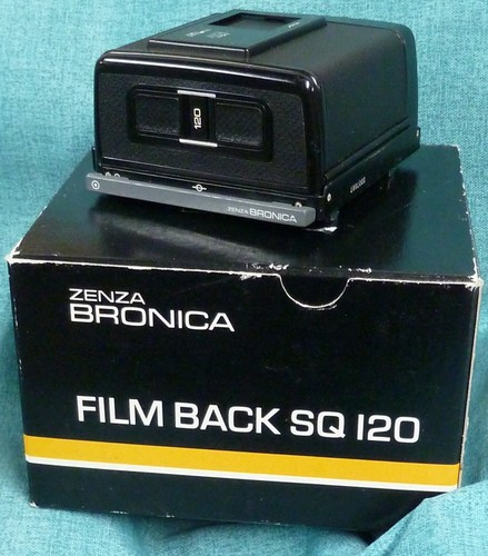 7667 Zenza Bronica SQ 120 film back and insert for SQ-A SQ-B SQ-Ai ___ NICE !!