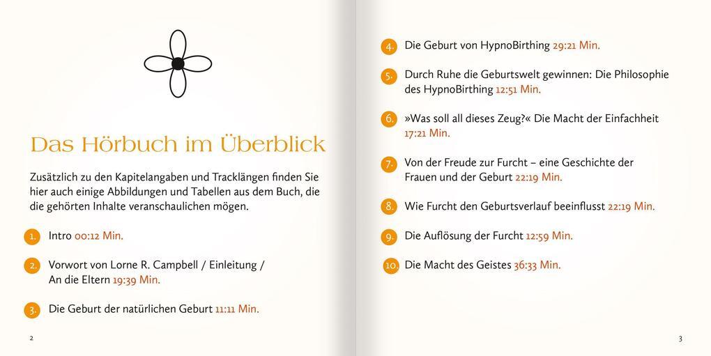 Thumbnail - Hypnobirthing. Das Hörbuch | Marie F. Mongan | 2022 | Deutsch