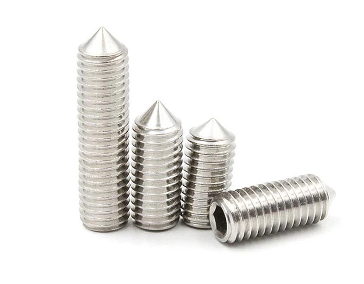 Viti A Brugola M5 A2 Acciaio Inox - Punta A Tazza, Senza Testa, DIN 916 (Scegli Lunghezza E Quantità) - Kayfast