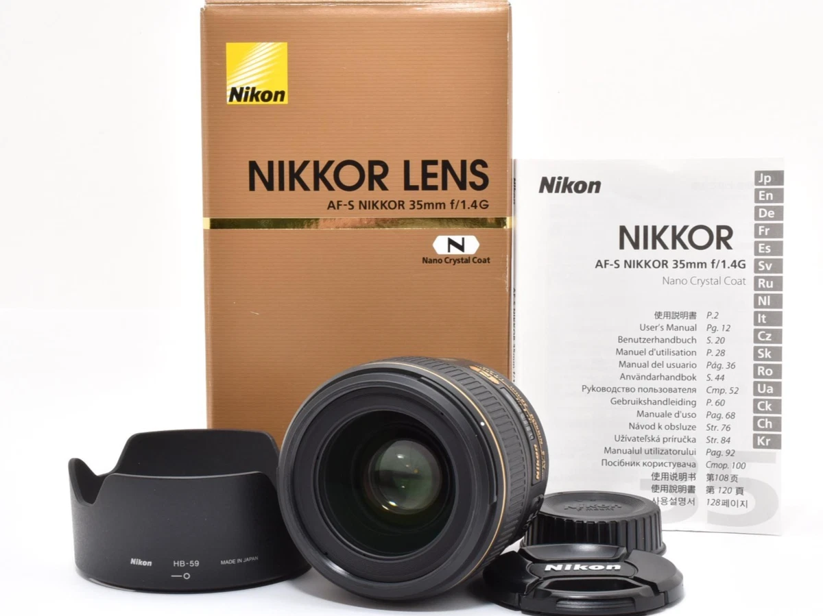 Nikon 35mm f/1.4 Camera Lenses for sale | eBay