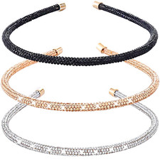 Rhinestone Thin Headband Glitter Crystal Hairband Sparkly Diamond Head Bands for