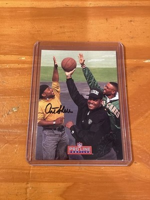 1992 Pro Set Proline Profiles Art Shell Certified Autograph Card Raiders