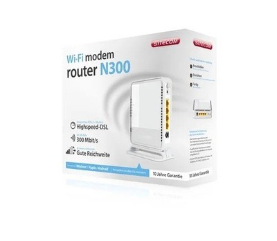 Modem Router Sitecom WLM 2601 N300 Wi-Fi ADSL2+