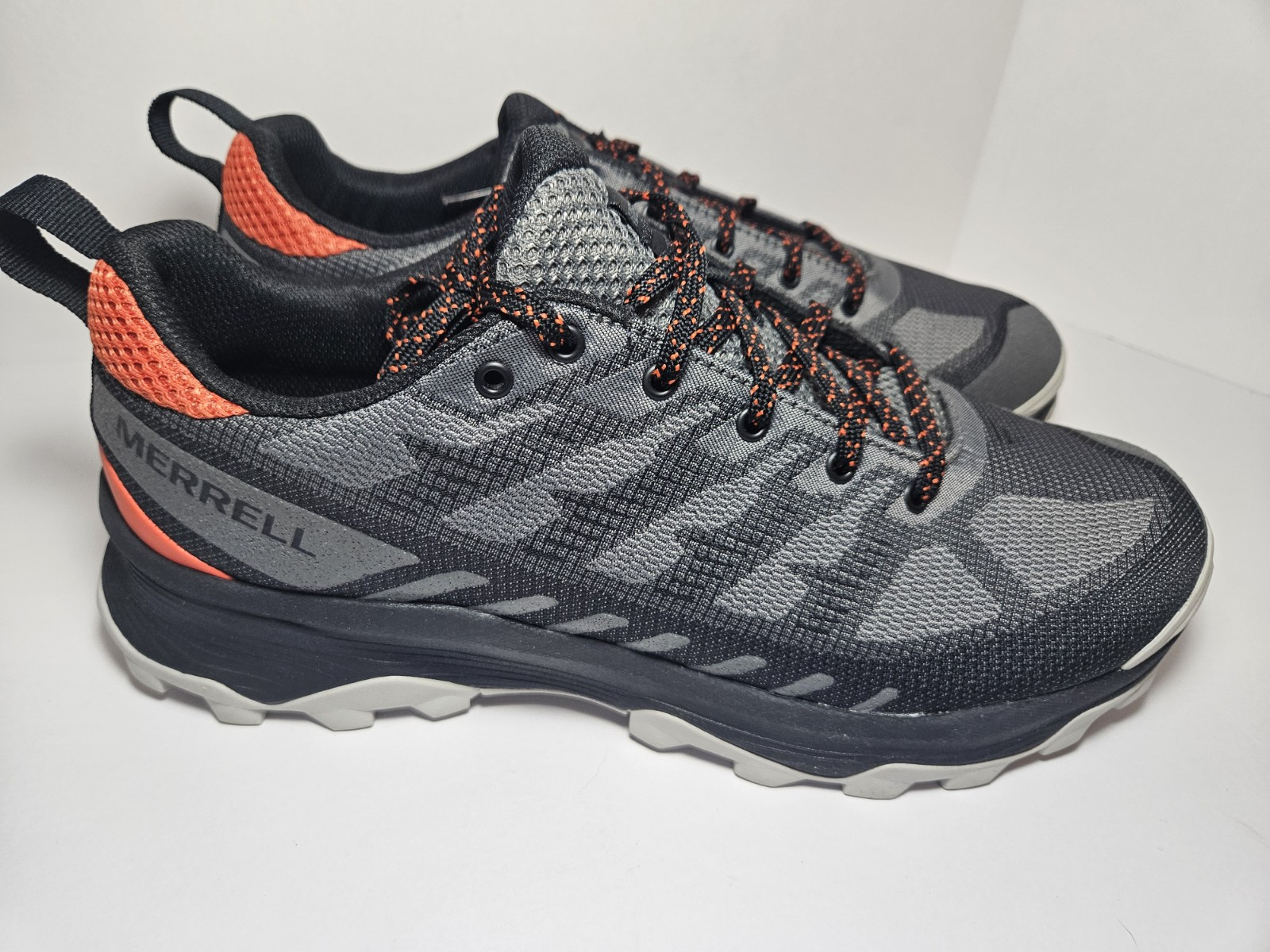 Scarpe da trekking uomo Merrell Speed Eco antracite mandarino #J036987 taglia 10