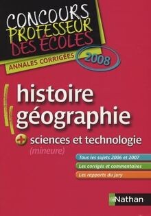 Histoire et géographie + sciences et technologie (mineur... | Buch | Zustand gut