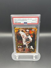 Grayson Rodriguez Gold /50 PSA 10 Topps Chrome Update RC Orioles 🔥