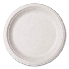 Vegware VWP013NFA Nourish Molded Fiber Plate Tableware - White (500/Carton) New