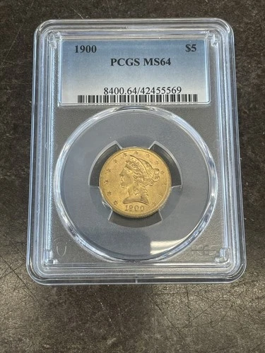 1900-P Liberty Half Eagle — photo from the most recent tracked eBay sale