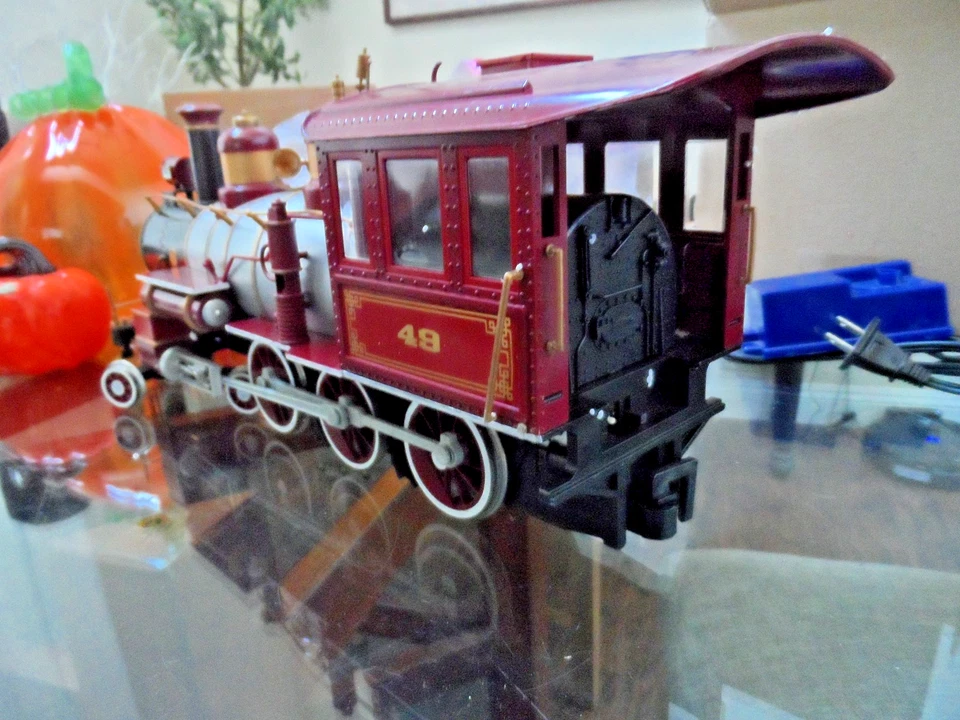 LOCOMOTORA DE VAPOR BACHMANN ESCALA G BIG HAULER ATCHISON&TOPEKA #49 Foto 4 de 4