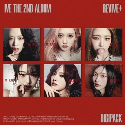 IVE [REVIVE+] The 2nd Album DIGIPACK Ver/CD-R+Photo Book+Lyrics+Poster+Card+GIFT