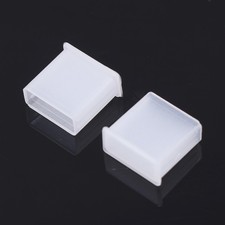 50 Pcs USB Dust Covers Transparent Plugs for Standard Laptop Ports