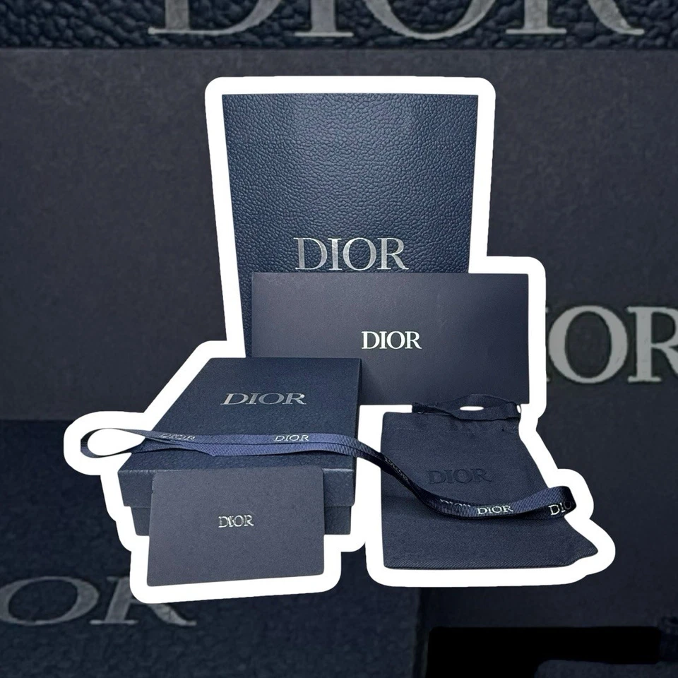 Dior Luxury Gift Packaging Set   Scatola  Sacchetto  Nastro  Sacchetto  Card