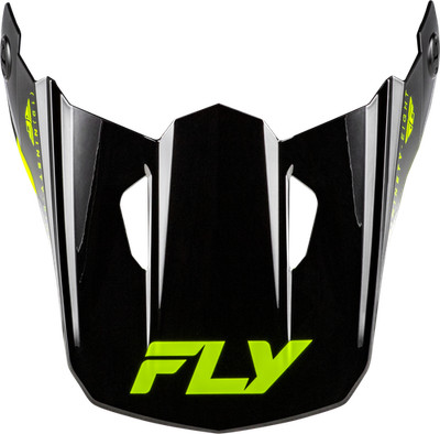 FLY RACING Kinetic Verdict Helmet Fits ViSor Black/Hi ViS/Grey XS/S - DOT & ECE