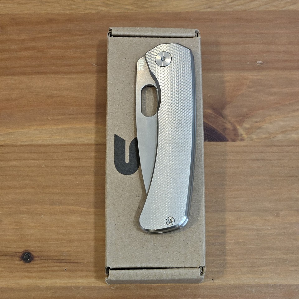 SPK Lamia Gen 4 Shiny Titanium milled XPJX Scales. Elmax Blade | eBay