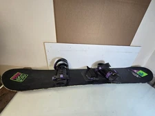 Vintage 1990s Kemper 161cm Snowboard Camber All Mountain Original Bindings