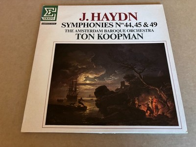 Haydn Symphonies 44 45 49 Amsterdam Baroque Orchestra Ton Koopman ERATO LP 1986