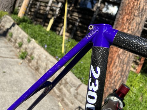 Vintage Trek 2300 Frame Set 59cm Carbon Fiber Composite - Picture 4 of 19