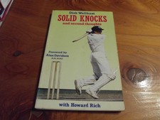 S/C CRICKET BOOK SOLID KNOCKS AND SECOND THOUGHTS 1988  * MUST SEE *