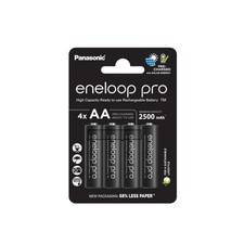Professional-Grade AA (Mignon) Ni-MH Rechargeable Battery Set - 4-Count