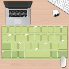 40*90cm XXL Large Gaming Desk Mat with Mobile Keyboard Print - ized Computer Tab