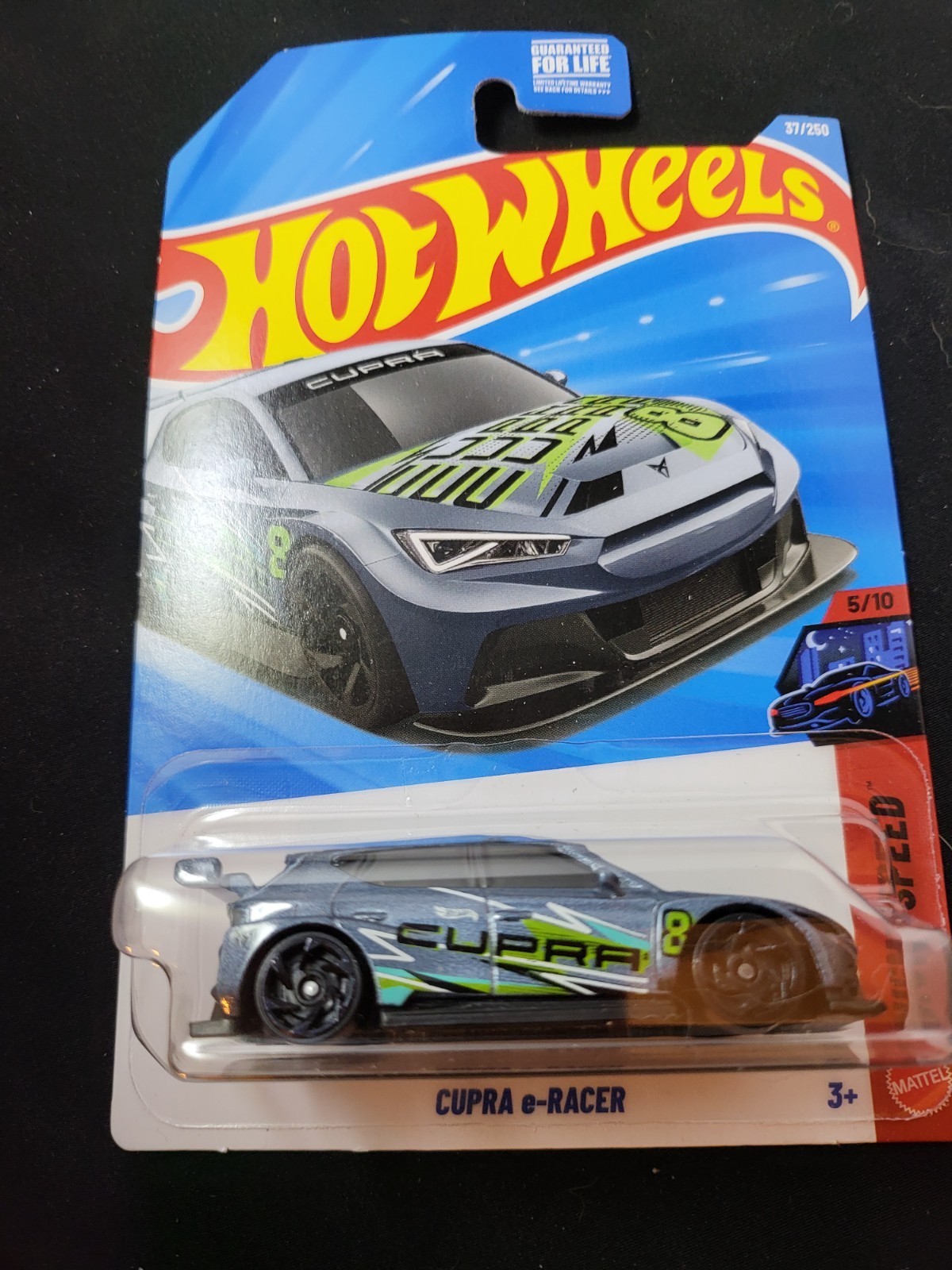 2026 Hot Wheels #37 Then And Now 5/10 CUPRA e-RACER Blue New Model