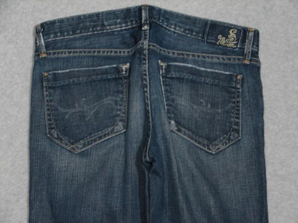 QD05439 **SIGNO DORADO** JEANS MUJER FRONTERA PIERNA RECTA TOBILLO talla 27 AZUL OSCURO Foto 3 de 4