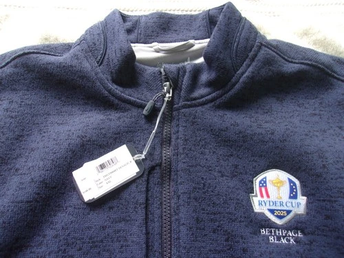 NWT Johnnie O vest, mens L, XL, XXL, blue, $148, poly., 2025 Ryder Cup, Bethpage