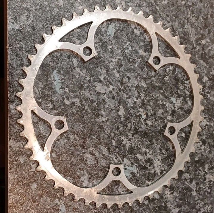 Vintage Campagnolo Chainring 52 Tooth BCD 130 BCD 52as Brev Campag