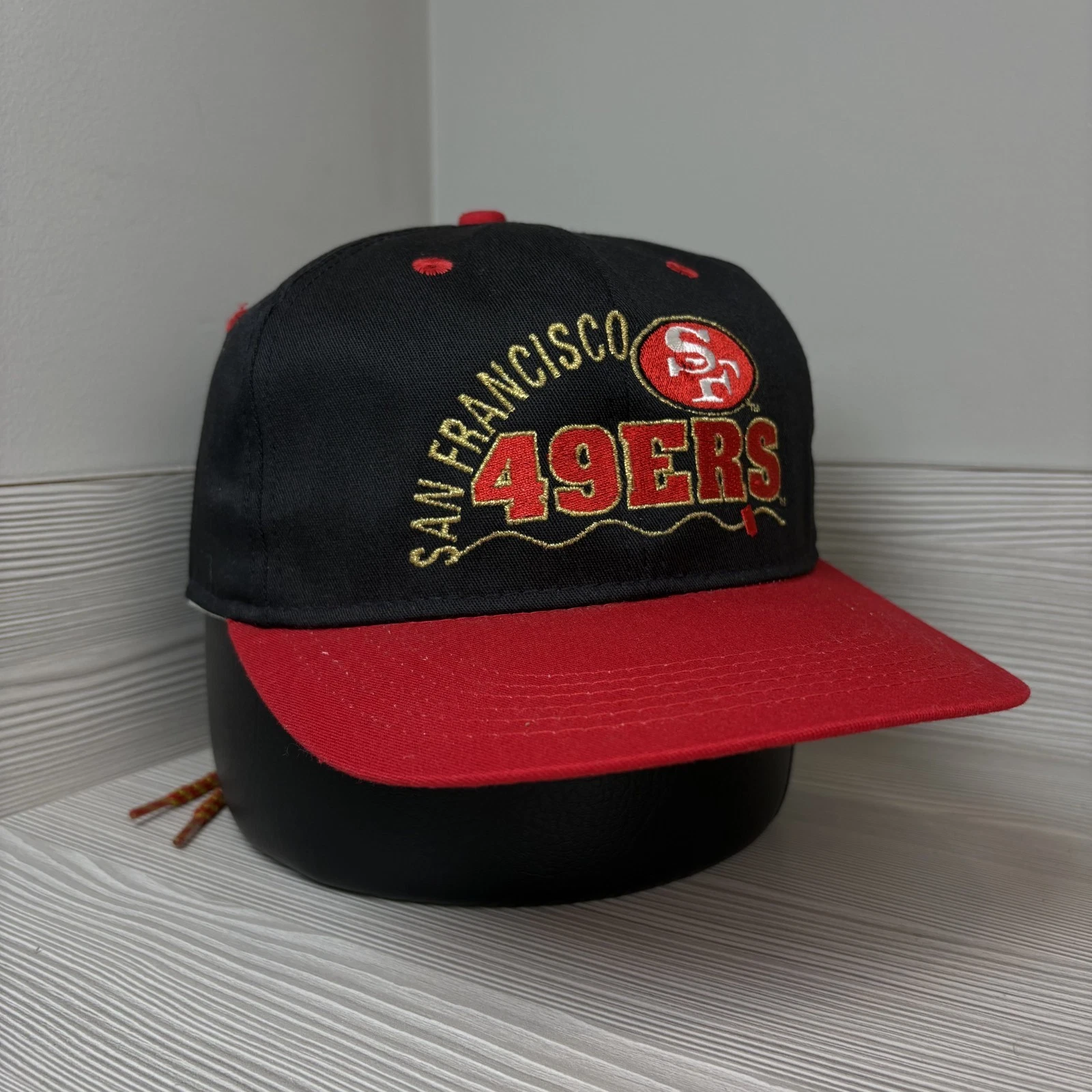Vintage 90's San Francisco 49ers Hat Cinchback NFL Football Cap Adjustable