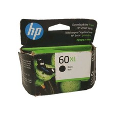 HP 60XL Ink Cartridge Black Exp 4.2024 Ships Fast OEM GENUINE BRAND NEW