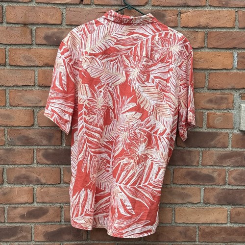 Weatherproof Men’s Hawaiian Button Down Shirt Red Size XXL - Picture 6 of 7